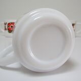 Three mugs and two cups decoration flowers design Jean-Charles Meunier 70s