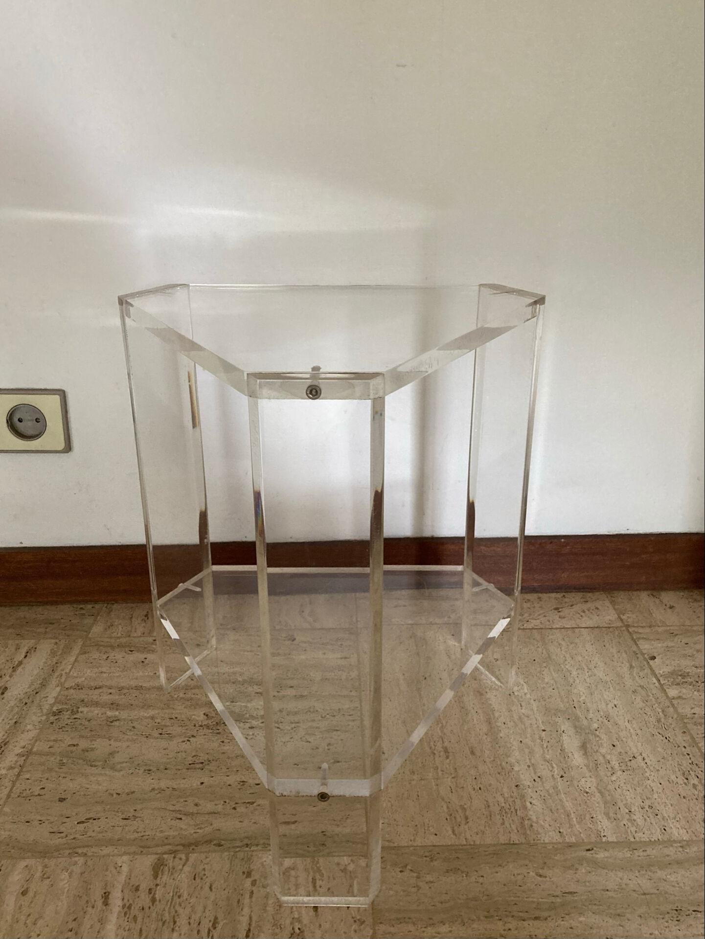 Small piece of Altuglas sofa by David Lange.