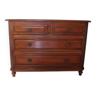 Vintage–Belle commode Louis Philippe-Style Directoire -4 tiroirs-Meriser