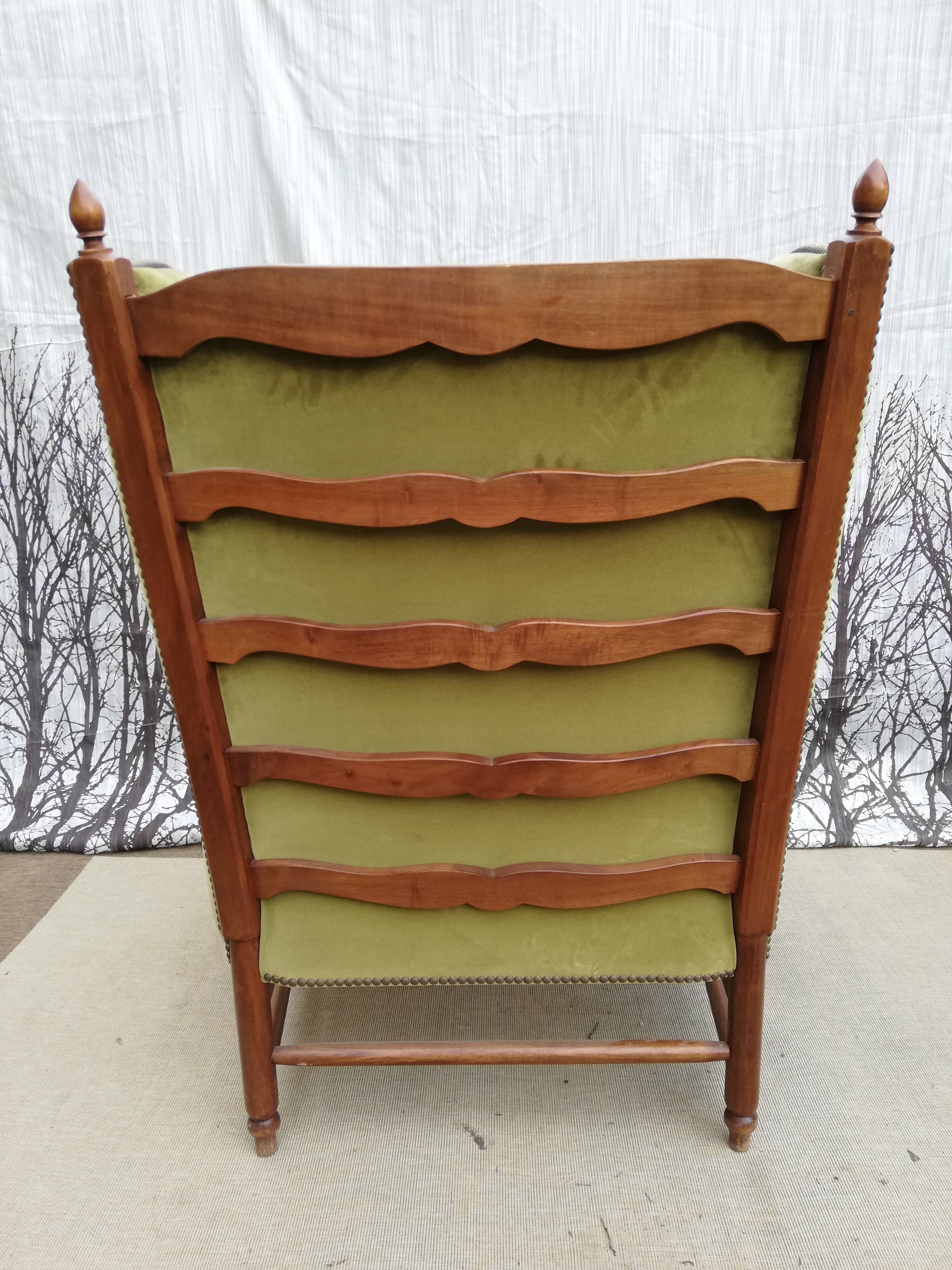 Great Green Velvet armchair