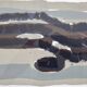 Abstract Lithograph after Raoul Ubac - 1966 - Framed under Glass - 33 x 37 cm