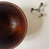 Large Scandinavian teak salad bowl/basket, 1970s