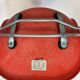 Vintage Eames Herman Miller DSS side chairs in coral orange
