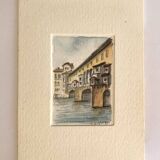 Signed Watercolor Illustration