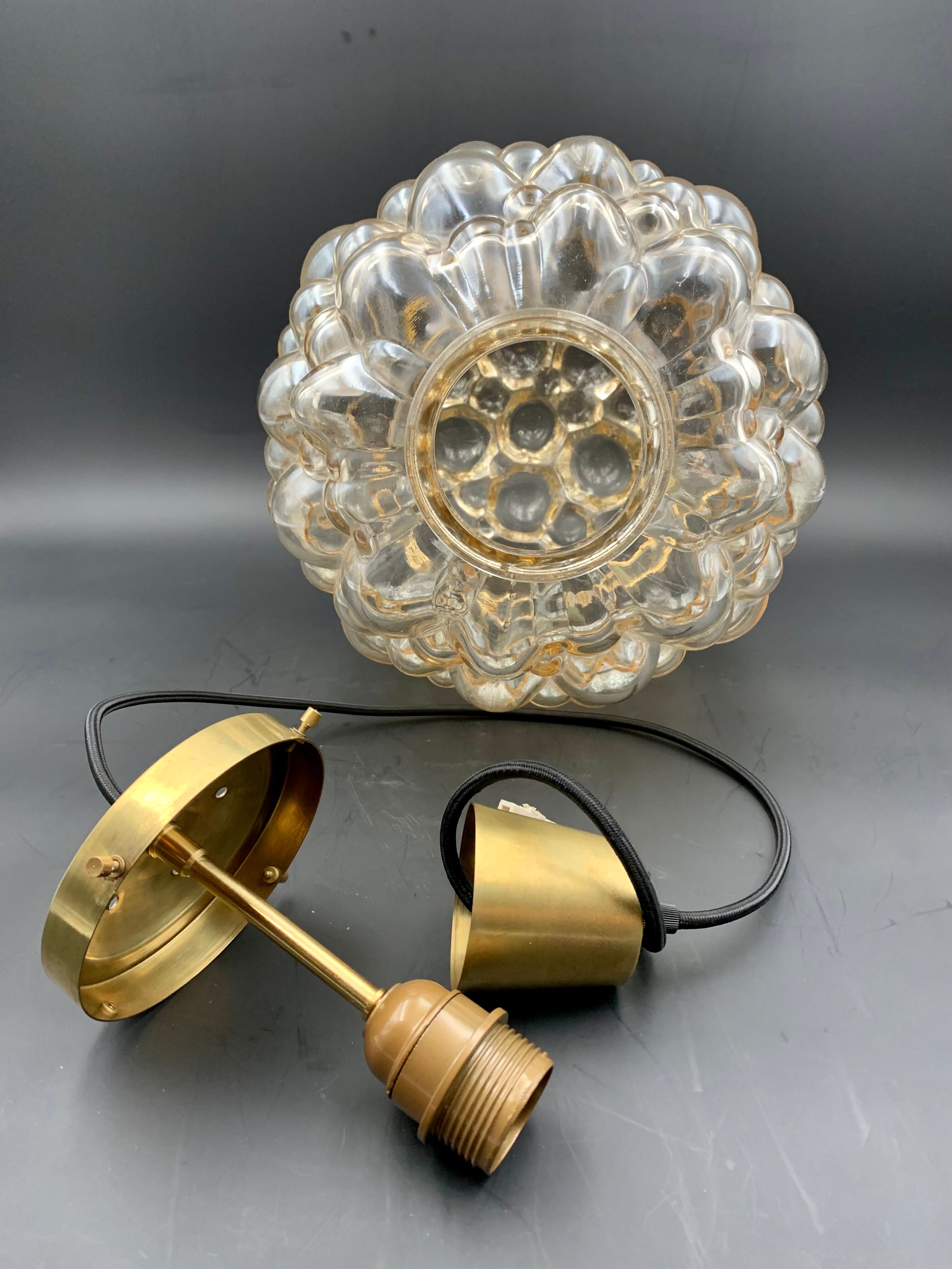 Glasshutte Limburg pendant lamp by Helena Tynell