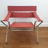 Pair of D4 folding armchairs by Marcel Breuer,  Tecta edition
