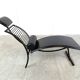 Chaise longue vintage à la manière de René Herbst, 1990