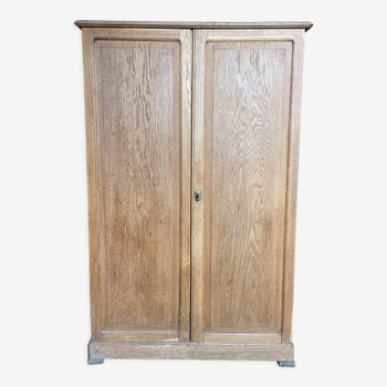 Solid oak binder cabinet