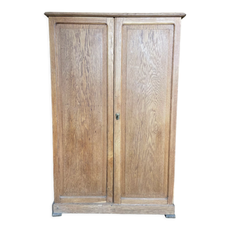 Solid oak binder cabinet