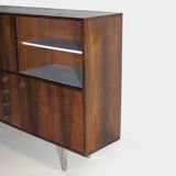 Vintage bookshelf in rosewood by Alfred Hendrickx for Belform, 1960.