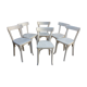 6 white Bistro chairs