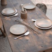 Table and benches set