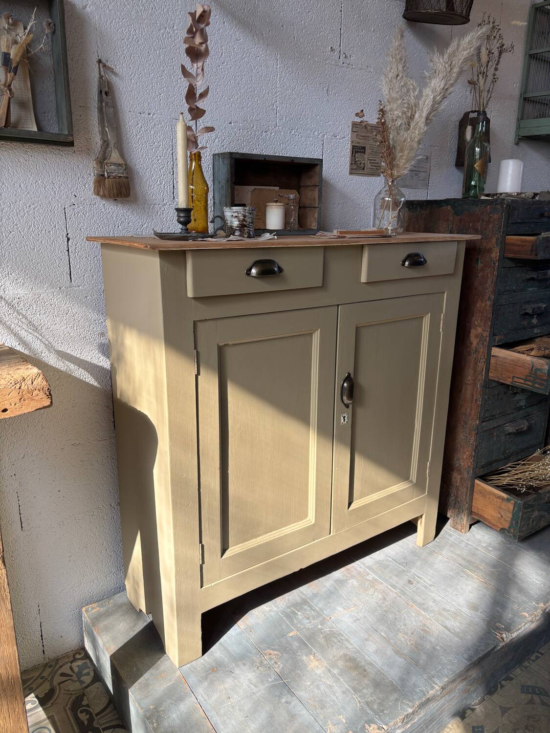 Beige Parisian sideboard