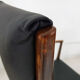 Lot de 4 fauteuils en bois de rose, Danemark 1950