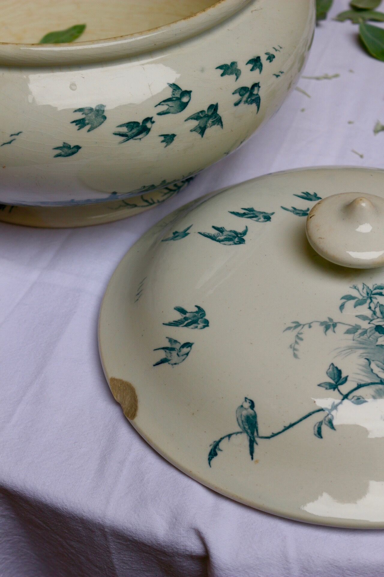 Soupière Terre de Fer, Gien