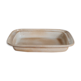 Plat en grès émaillé