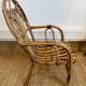 Chaise enfant en rotin vintage