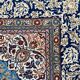 Ancient Persian carpet Ghoom wool and silk 142x222 cm