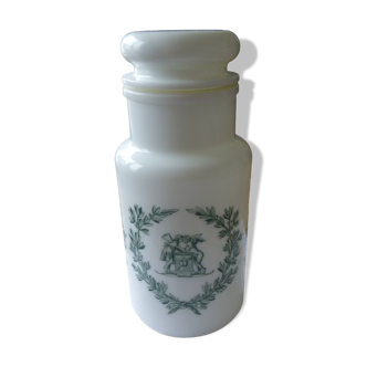 Large opaline apothecary jar