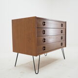 1960s Upcycled Teak Chest of Drawers, Denmark