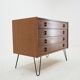 1960s Upcycled Teck Commode, Danemark