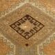 Tapis de couloir vintage taupe, 92 x 321 cm