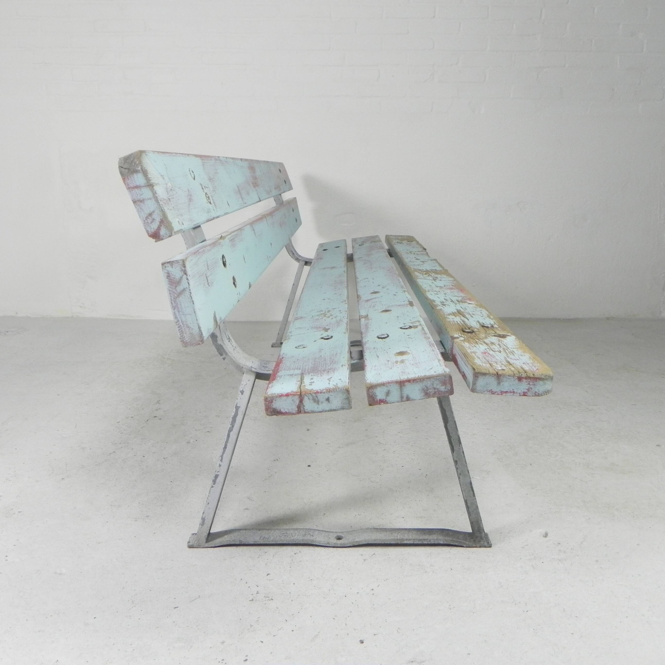 Tough, industrial sofa, 2 meters long, 1960s