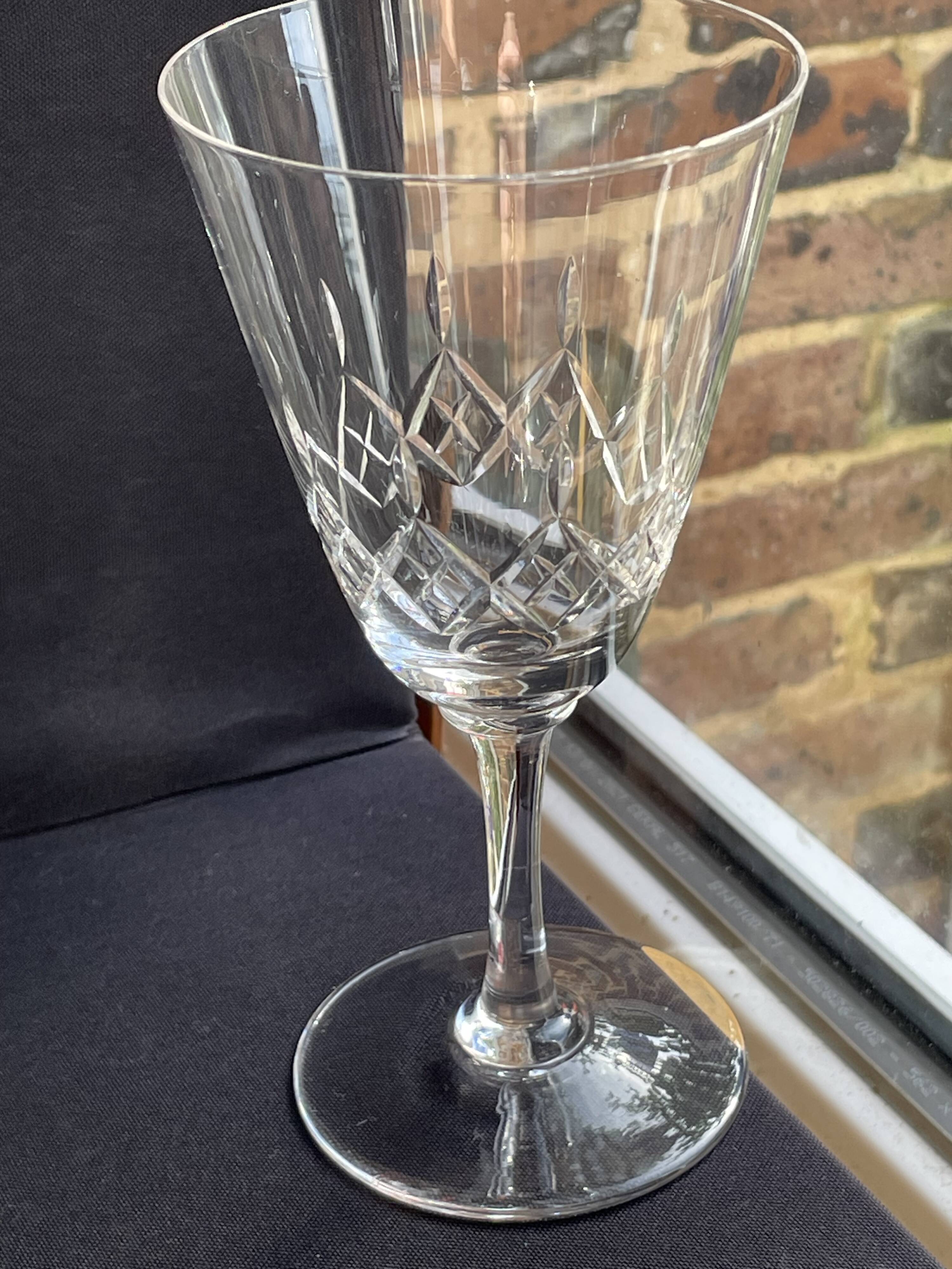 6 water glasses – Cristallerie de Nancy (1920-1934)