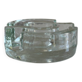 Glass tea light candle holder