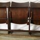Rangée de 3 fauteuils de cinéma anciens