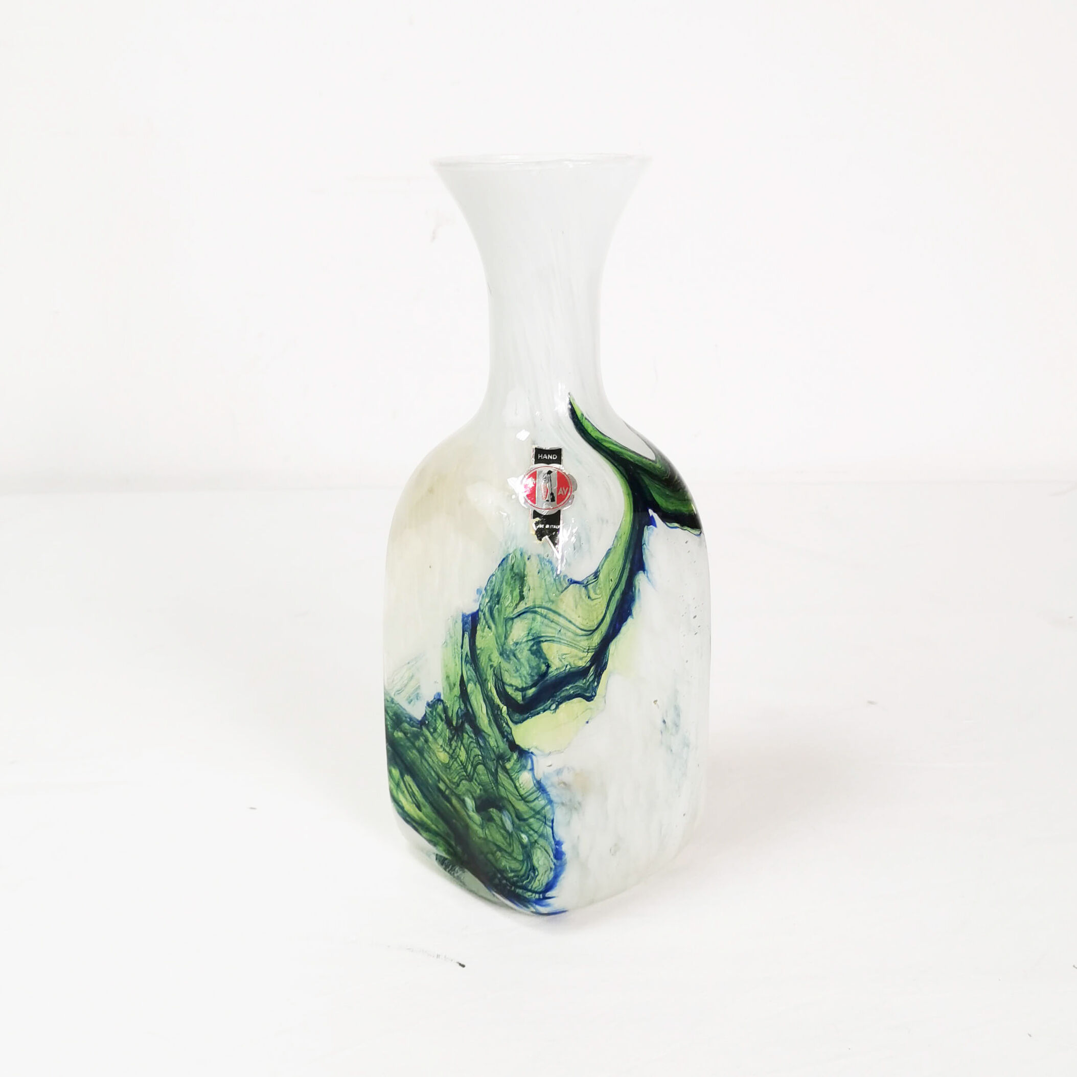 Glass vase, Italy, 1970s