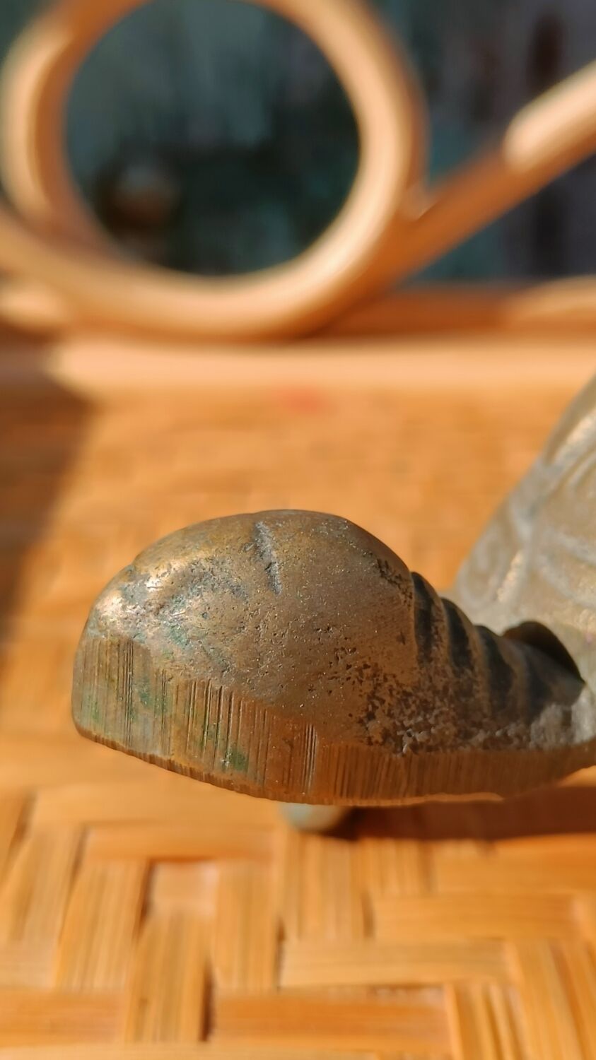 Ancient bronze tortoise ashtray