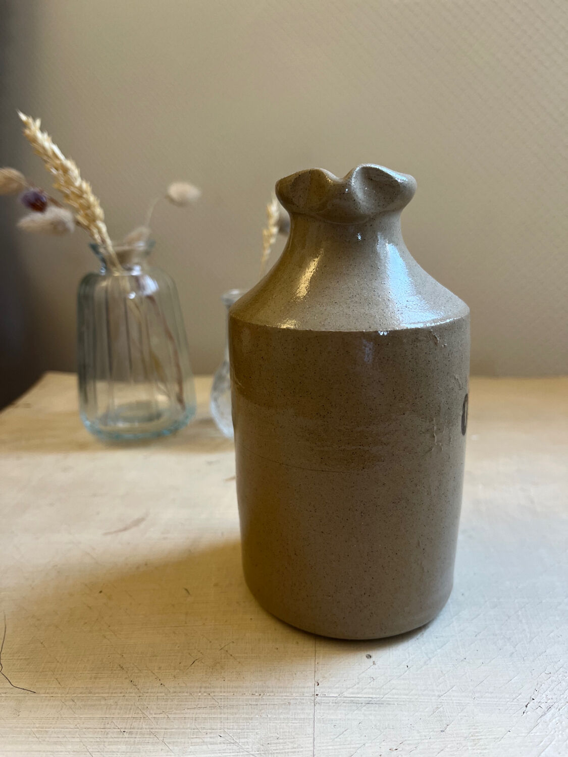 Vintage Pearsons stoneware oil pot