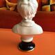 Bust child cherubin porcelain biscuit signed Tharaud Limoges made In France