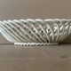Antique ceramic woven basket