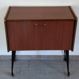 Furniture bar with wheels 60s