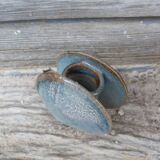 Vintage 1970s soliflore vase in flamed stoneware