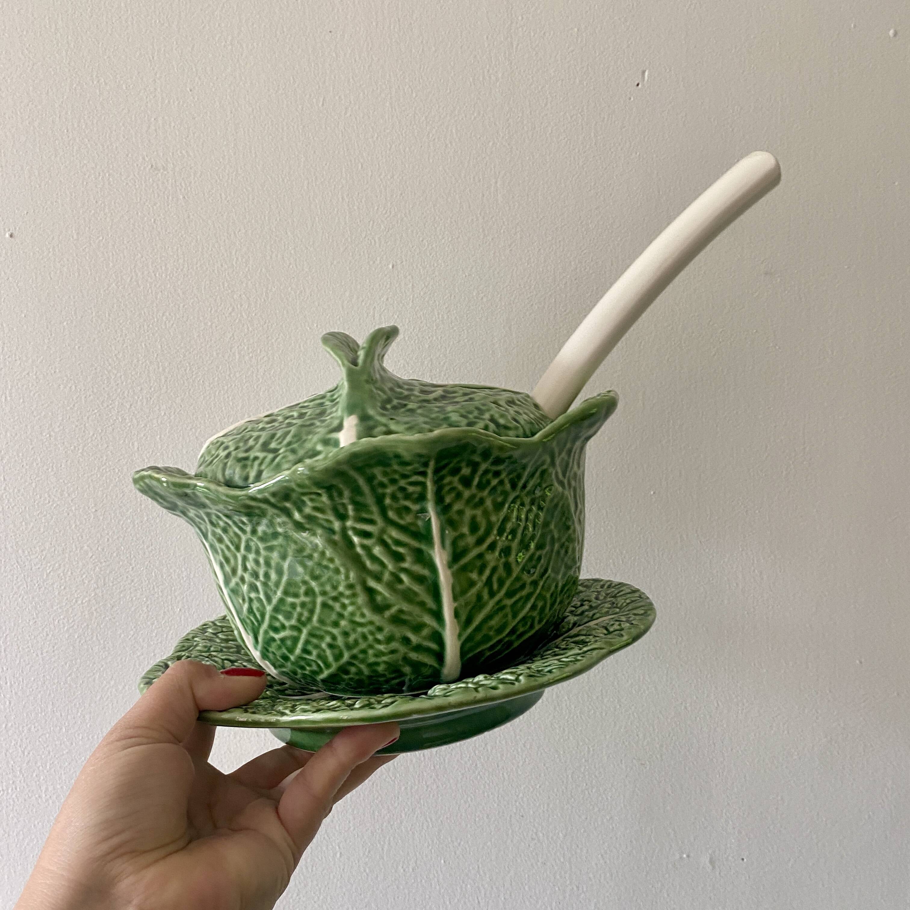 Vintage ceramic cabbage tureen