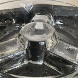 Empty vintage pocket molded glass 70s