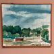 Original Swedish Oil on Canvas – “Milk Shed at Kaga” by Björn Svensk – Signed – Dated 1980 – Vintage & Framed