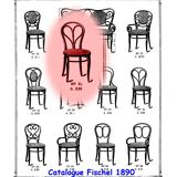 A bistro chair by Fischel No. 31, circa 1905 cane