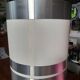 Large Vintage 1970 Space Age Chrome & Wood Lamp