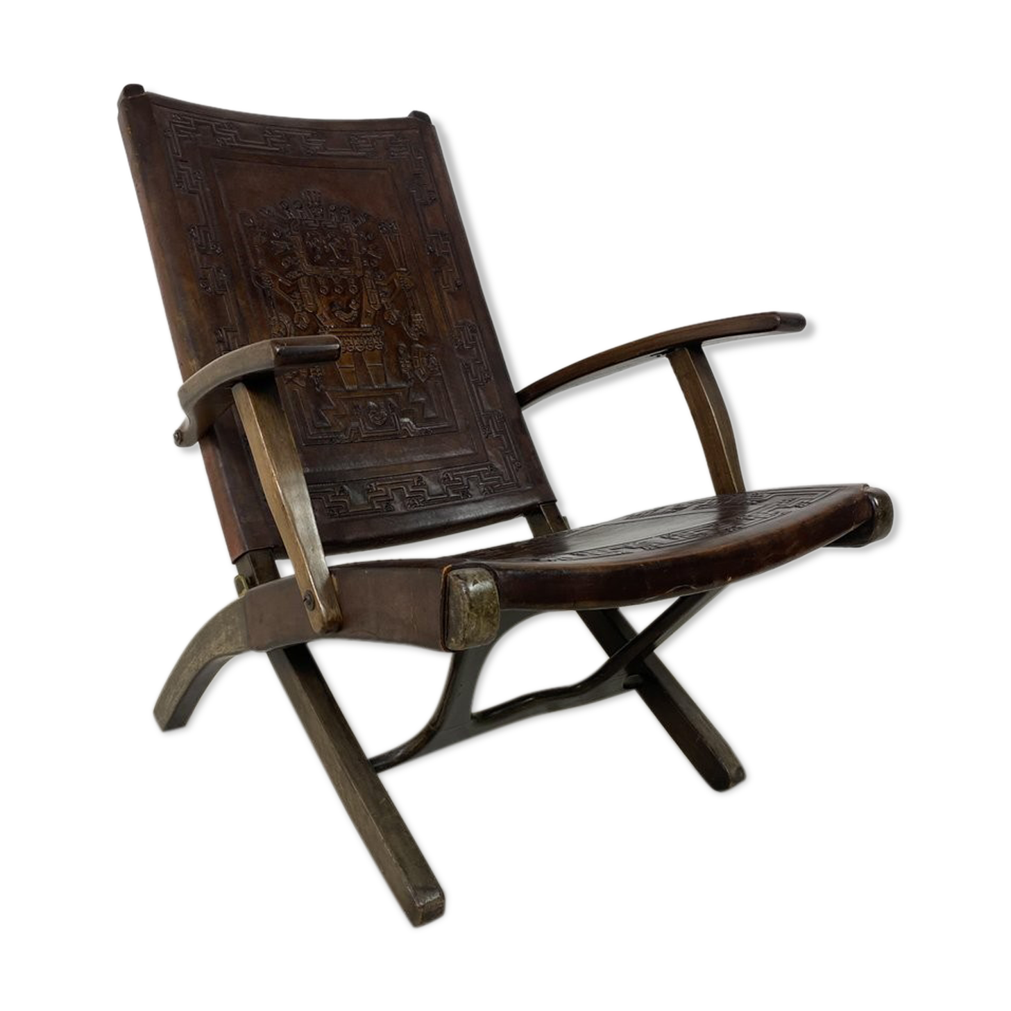 Fauteuil vintage par Angel I. Pazmino pour Muebles de Estilo 1960