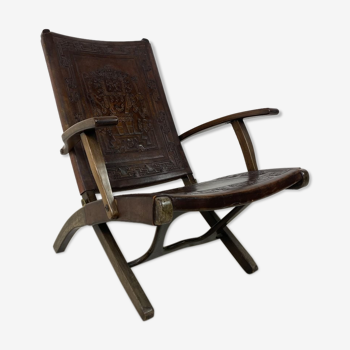 Mid-century armchair by Angel I. Pazmino for Muebles de Estilo 1960s