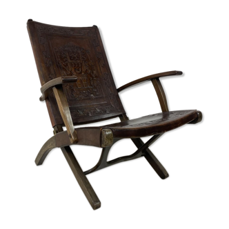Mid-century armchair by Angel I. Pazmino for Muebles de Estilo 1960s