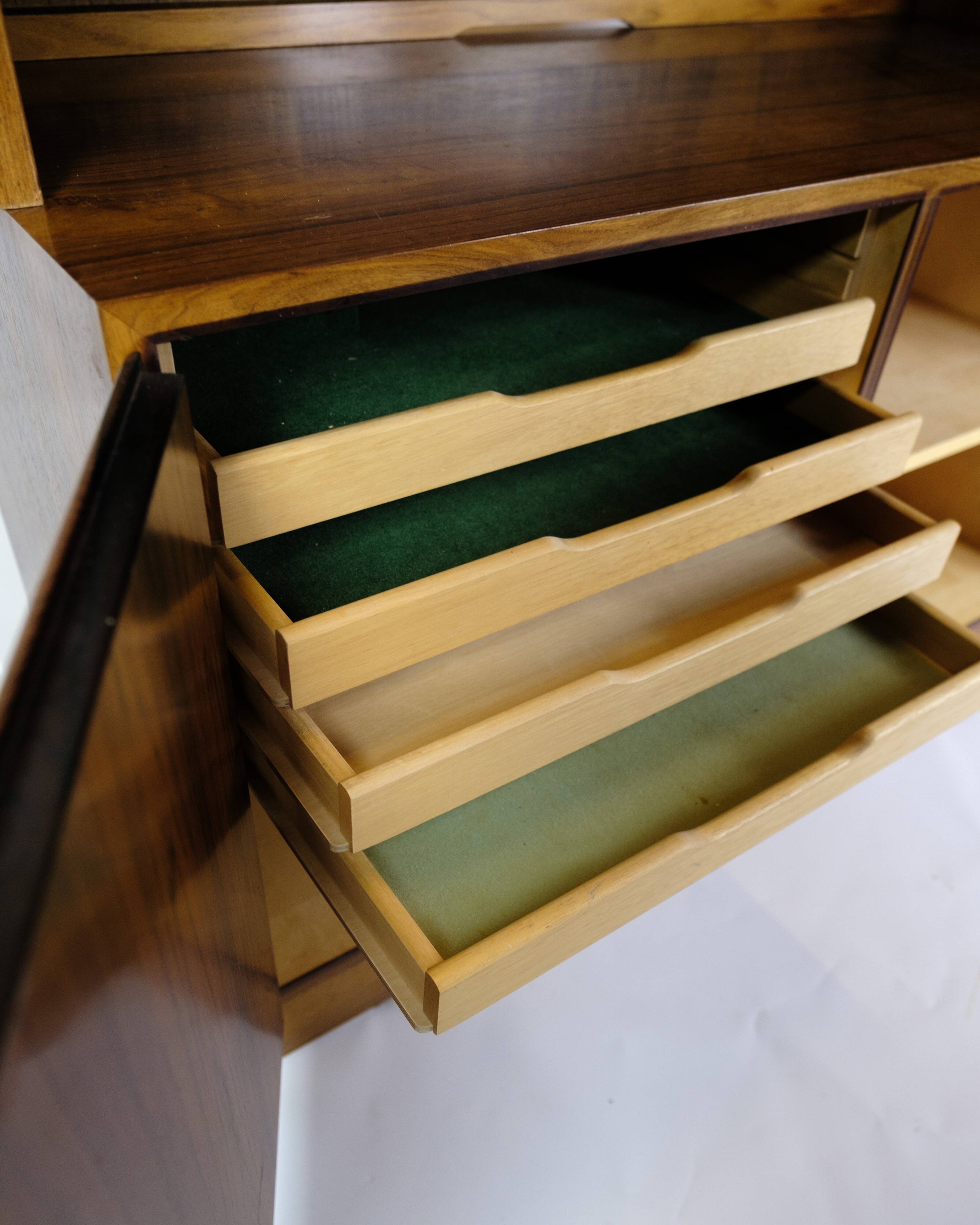 Bookcase Made In Rosewood By Hundevad Furniture From 1960s