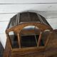 Empire style mahogany birdcage