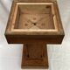 Oak wood column dimensions: height -70cm - width -38cm-