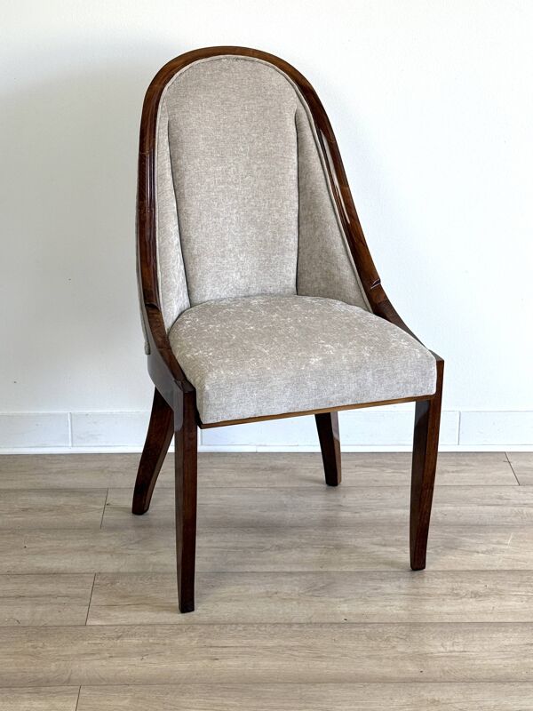 Chaise Art Déco - interprétation contemporaine modèle : Cuillernic – Émile-Jacques Ruhlmann