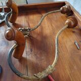 2 coat racks - wall hooks (wood and metal)